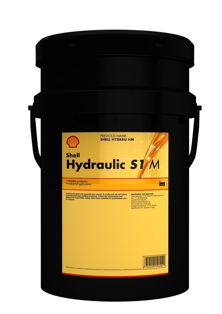 Shell Hydraulic S1 M pail pack image.